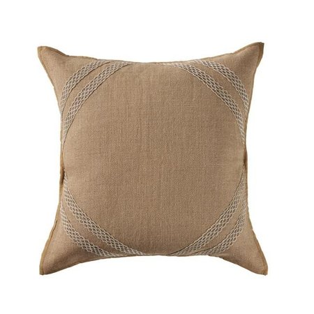 LR HOME LR Home PILLO07478NATFFPL Peachy Diamond Square Throw Pillow - 20 x 20 in. PILLO07478NATFFPL